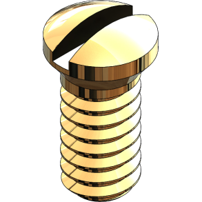 SCR:DURATEC,SLT,1.4X3.5, GLD,S.S.,125-PCS