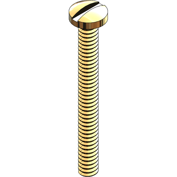 SCREW: LENS, GLD, 1.2MM X 9MM, 125 PC.