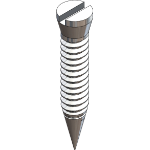 SCREW: MICRO SPRING, .80 DIA, 125 PC.