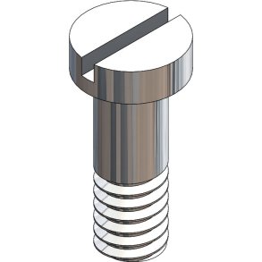 SCR:HNG,1.7 X 5.9, SIL,FORGN-25PCS