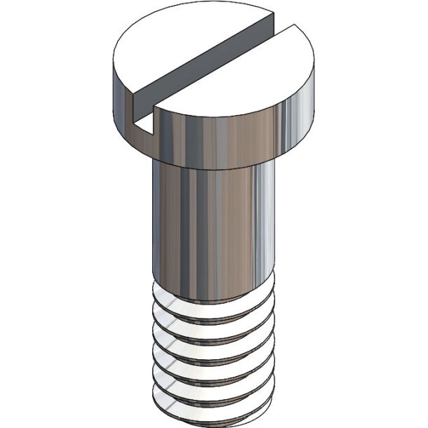 SCR:HNG,1.7 X 5.9, SIL,FORGN-25PCS