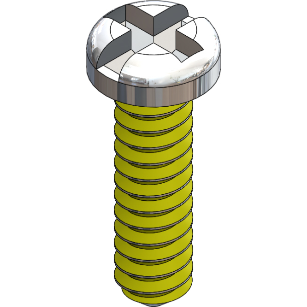 SCR:SAFE LOK,+/-,1.0X4.2 2.0 HD,SIL-125