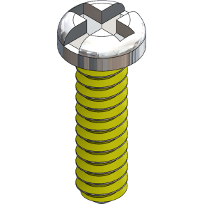 SCR:SAFE-LOK,+/-,1.0X4.2 2.0 HD,SIL-25