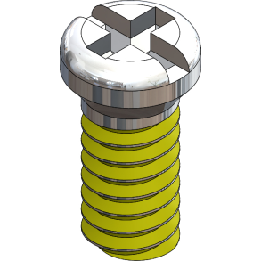 SCR:SAFE-LOK,+/-,1.4X3.5 2.0 HD,SIL-25