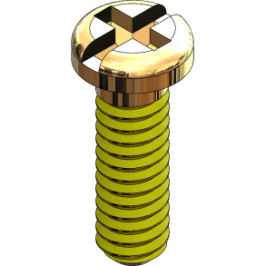 SCR:SAFE LOK,+/-,1.4X4.0 2.0 HD,GLD-125
