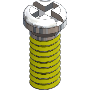 SCR:SAFE-LOK,+/-,1.4X4.0 2.0 HD,SIL-250
