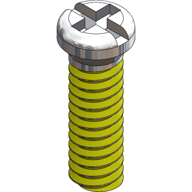 SCR:SAFE LOK,+/-,1.4X5.0 2.0 HD,SIL-250