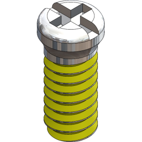 SCR:SAFE-LOK,+/-,1.6X4.0 2.0 HD,SIL-25