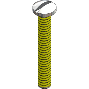 SCR:SAFE-LOK,+/-,LENS SIL,SILVER ME,125 PCS