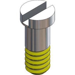 SCR:SAFE-LOK,1.16 X 3.35 SILVER,COATED,25PC