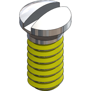 SCR:SAFE-LOK,1.4X3.5,2.0 HEAD,SIL-125