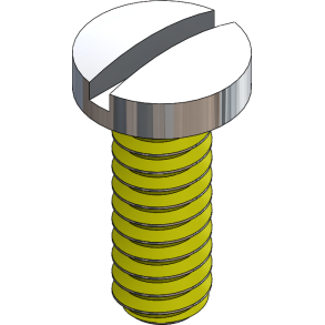 SCR:SAFE-LOK,1.4X4.5,2.5 HEAD,SIL-125
