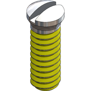 SCR:SAFE-LOK,1.6X5.0,2.0 HEAD,SIL-25