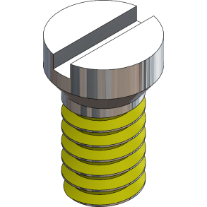 SCR:SAFE-LOK,SLT,1.4X3.0 2.0 HEAD,SIL-250