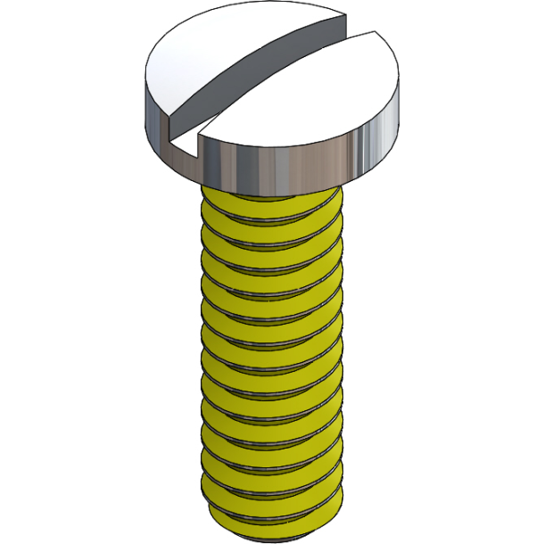 SCR:SAFE-LOK,SLT,1.4X5.5 2.5 HEAD,SIL-25