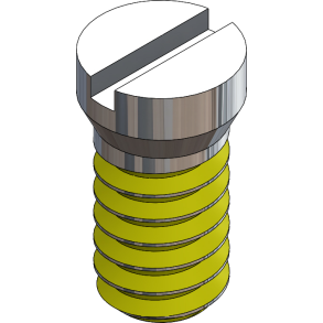 SCR:SAFE-LOK,SLT,1.6X3.5 2.0 HEAD,SIL-25