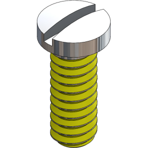 SCR:SAFE-LOK,SLT,1.6X6.0 2.5 HEAD,SIL-25