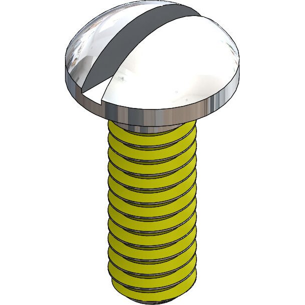 SCR:SAFELOK,SLT,1.27X4.7 2.5 HEAD,SIL-25