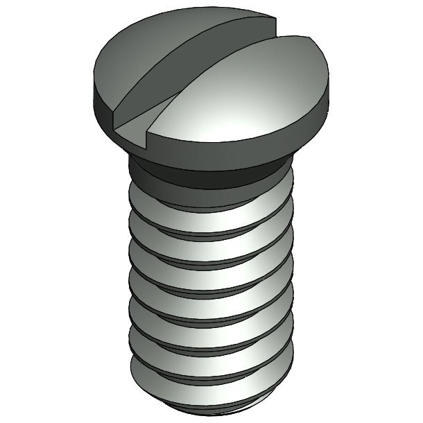 SCR:SLT,1.4X3.5,BLK, 250-PCS