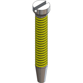 SCR:TAP'N'LOK,1.3MM EYEWIRE,SIL-125