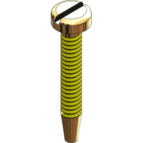 SCR:TAP'N'LOK,1.3MM HINGE,GLD-25