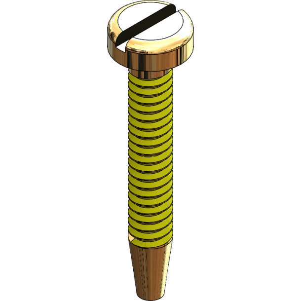 SCR:TAP'N'LOK,1.3MM HINGE,GLD-25