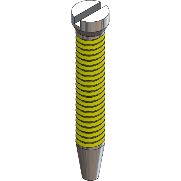 SCR:TAP'N'LOK,1.4MM EYEWIRE,SIL-250