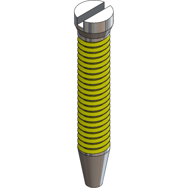 SCR:TAP'N'LOK,1.5MM EYEWIRE,SIL-125