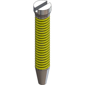 SCR:TAP'N'LOK,1.5MM EYEWIRE,SIL-250
