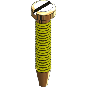 SCR:TAP'N'LOK,1.7MM HINGE,GLD-25
