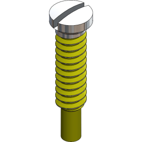 SCR:THRDSKR,COATED, 1.1 X 5.5 LG-25