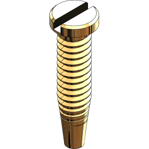 SCR:THREAD SEEKER,SPRING HNG,1.4DIA,GLD-250