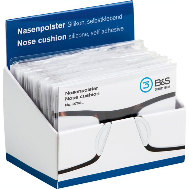 SELF-ADHESIVE NOSEPAD SILI ASST 30PR