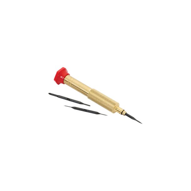 SM HEAD BRASS SCREWDRIVER W/ 3 BLADES