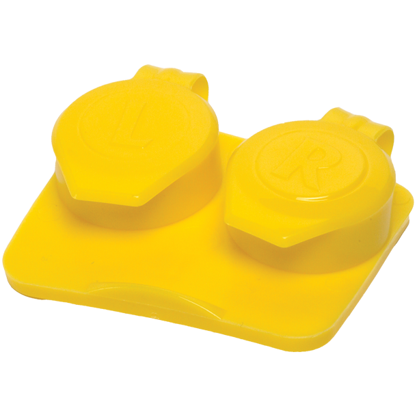 SOFT LENS FLAT PACKS  YELLOW/50