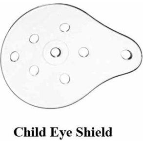 STANDARD CLEAR UNIVERSAL EYE SHIELD CHILD SIZE 12/PKG