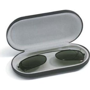 SUNCLIPS: CASE, DELUXE, BLK, 1 EA ON HANG TAG