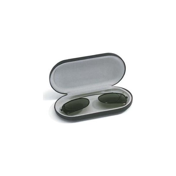SUNCLIPS: CASE, DELUXE, BLK, 1 EA ON HANG TAG