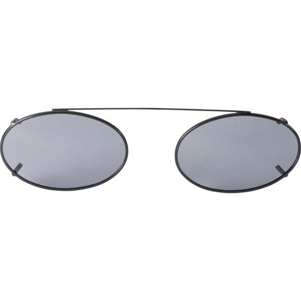 SUNCLIPS: LOW OVAL, 54MM, BLK/GRAY