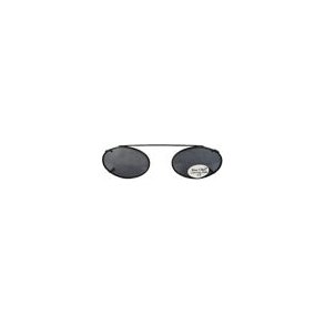 SUNCLIPS: LOW OVAL, 56MM, BLK/GRAY
