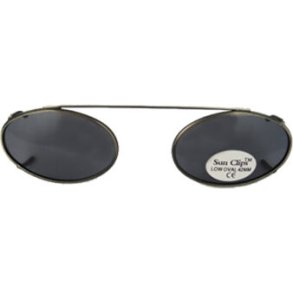 SUNCLIPS: LOW OVL,48MM,PWTR/GRY