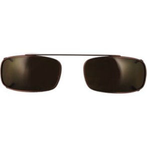 SUNCLIPS: LOW RECT,46MM, BRONZE/BRN
