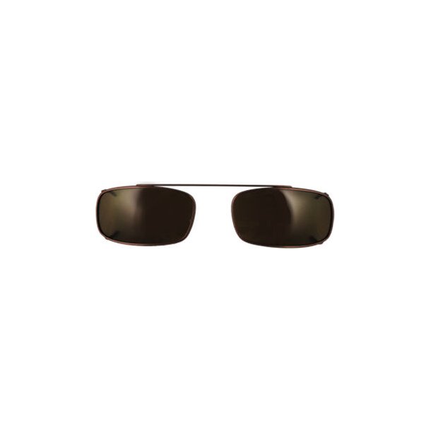 SUNCLIPS: LOW RECT,46MM, BRONZE/BRN