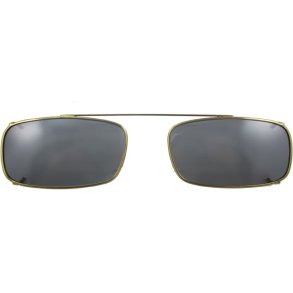 SUNCLIPS: LOW RECT,50MM,ANT.GLD/GRY