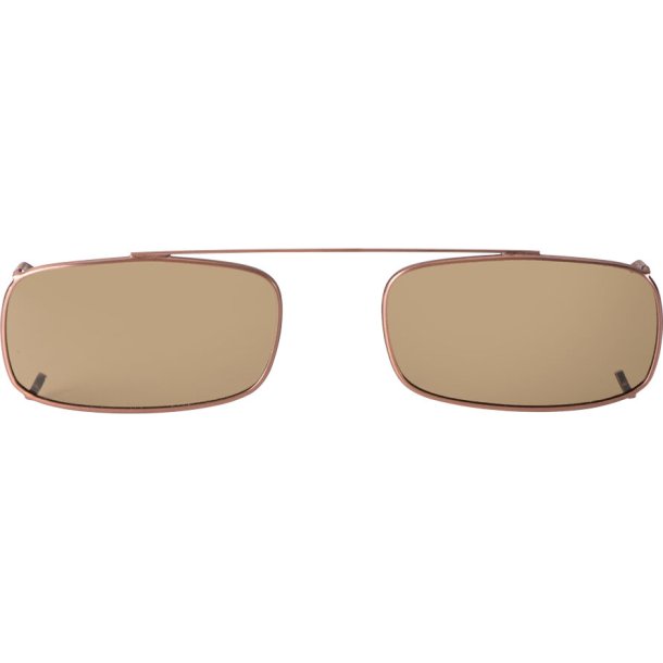 SUNCLIPS: LOW RECT,50MM,BRONZE/BRN