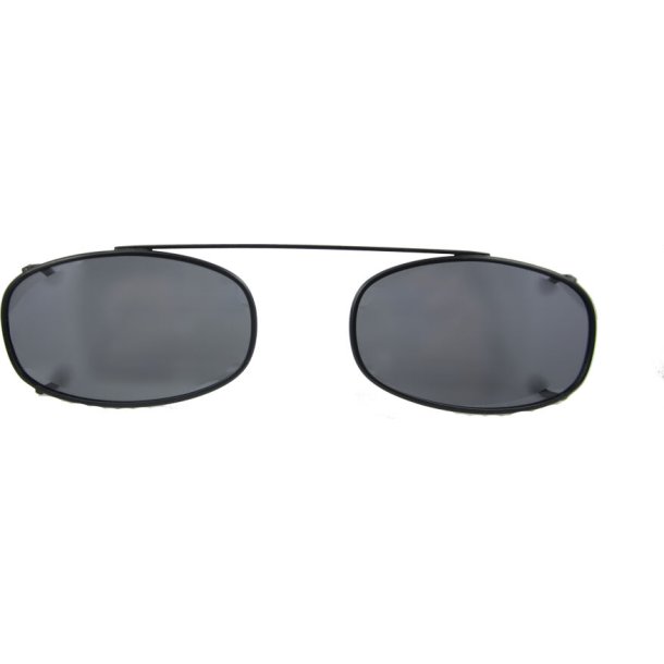 SUNCLIPS: OBLNG,46MM,BLK/GRY