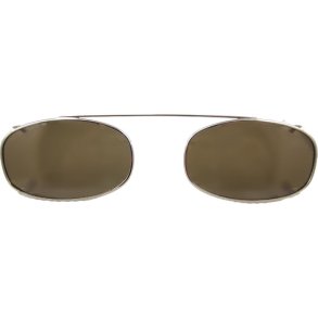 SUNCLIPS: OBLNG,48MM,GLD/BRN