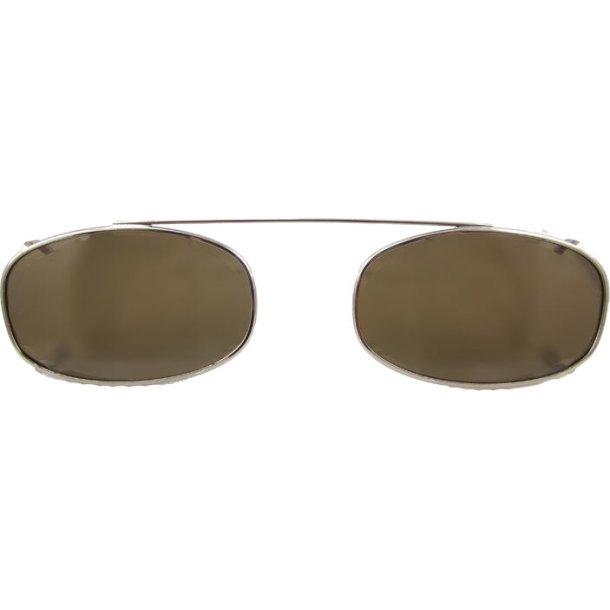 SUNCLIPS: OBLNG,48MM,GLD/BRN