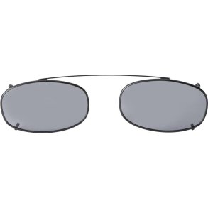 SUNCLIPS: OBLNG,52MM,BLK/GRY