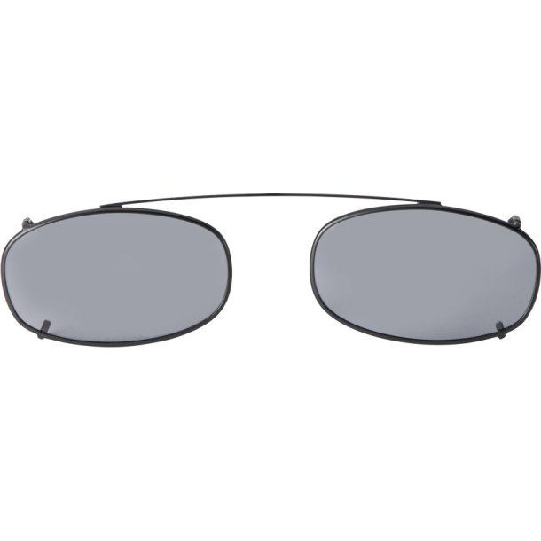 SUNCLIPS: OBLNG,52MM,BLK/GRY